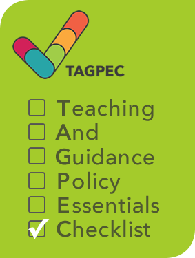 TAGPEC: Teaching and Guidance Policy Essentials Checklist